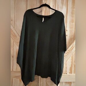 Soma Dark Green Poncho Sweater